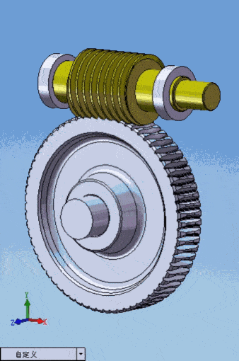蝸輪蝸桿傳動(動態(tài)).gif 蝸輪蝸桿傳動(動態(tài)).gif
